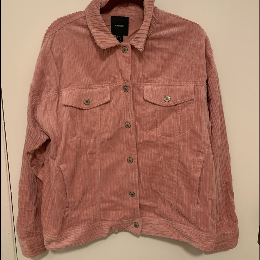 Dusty rose corduroy jacket